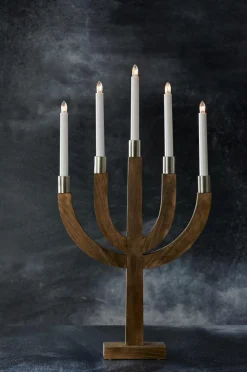 Julbelysning|Jotex Adventsljusstake Elias Brun