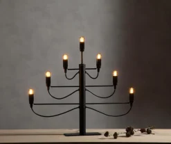Julbelysning|Jotex Adventsljusstake Milano Svart