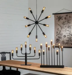 Julbelysning|Jotex Adventsljusstake Pix Svart