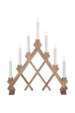 Julbelysning|Jotex Adventsljusstake Rut Brunbetsad