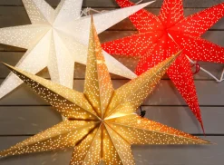 Julbelysning|Jotex Adventsstjärna Dot Guld