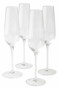 Glas|Jotex AKIA Champagneglas 4-pack Transparent