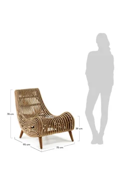 Stolar|Fåtöljer|Jotex AKIT Karmstol Trä/rotting Natur