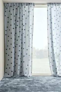 Barngardiner|Jotex ALAIA Multifunktionsgardin 2-pack Blå