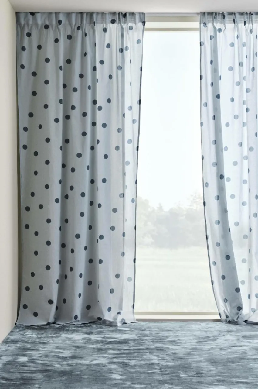 Barngardiner|Jotex ALAIA Multifunktionsgardin 2-pack Blå