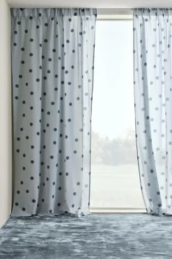 Barngardiner|Jotex ALAIA Multifunktionsgardin 2-pack Blå