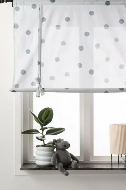 Barngardiner|Jotex ALAIA Roll Up-gardin Blå