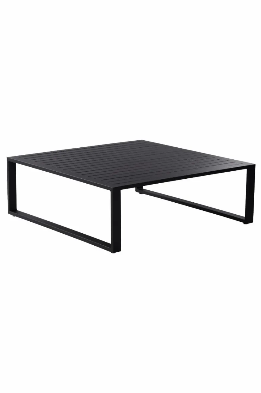 Utebord|Utemöbler|Jotex ALASSIO Soffbord 100x100 Cm Svart