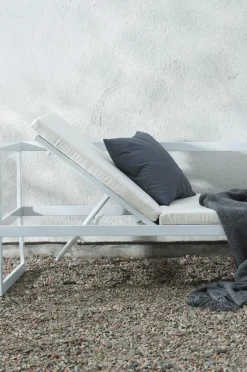 Solstolar & Solsängar|Utesoffor & Utebänkar|Jotex ALASSIO Solsäng/utesoffa - Rygg Vänster Vit/greige dyna