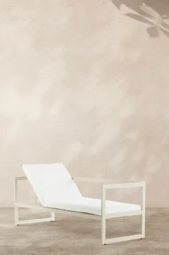 Solstolar & Solsängar|Utesoffor & Utebänkar|Jotex ALASSIO Solsäng/utesoffa - Rygg Vänster Beige/vit dyna