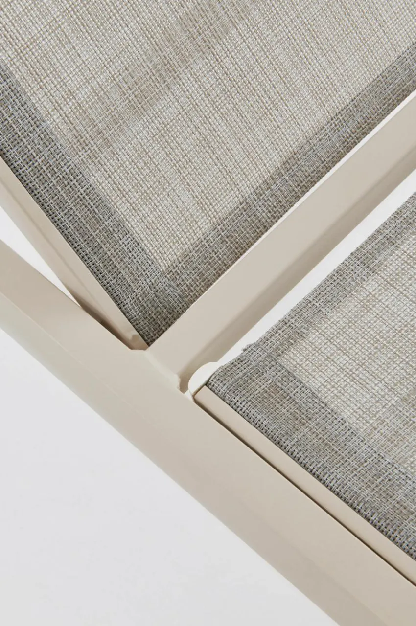 Solstolar & Solsängar|Utesoffor & Utebänkar|Jotex ALASSIO Solsäng/utesoffa - Rygg Vänster Beige/vit dyna