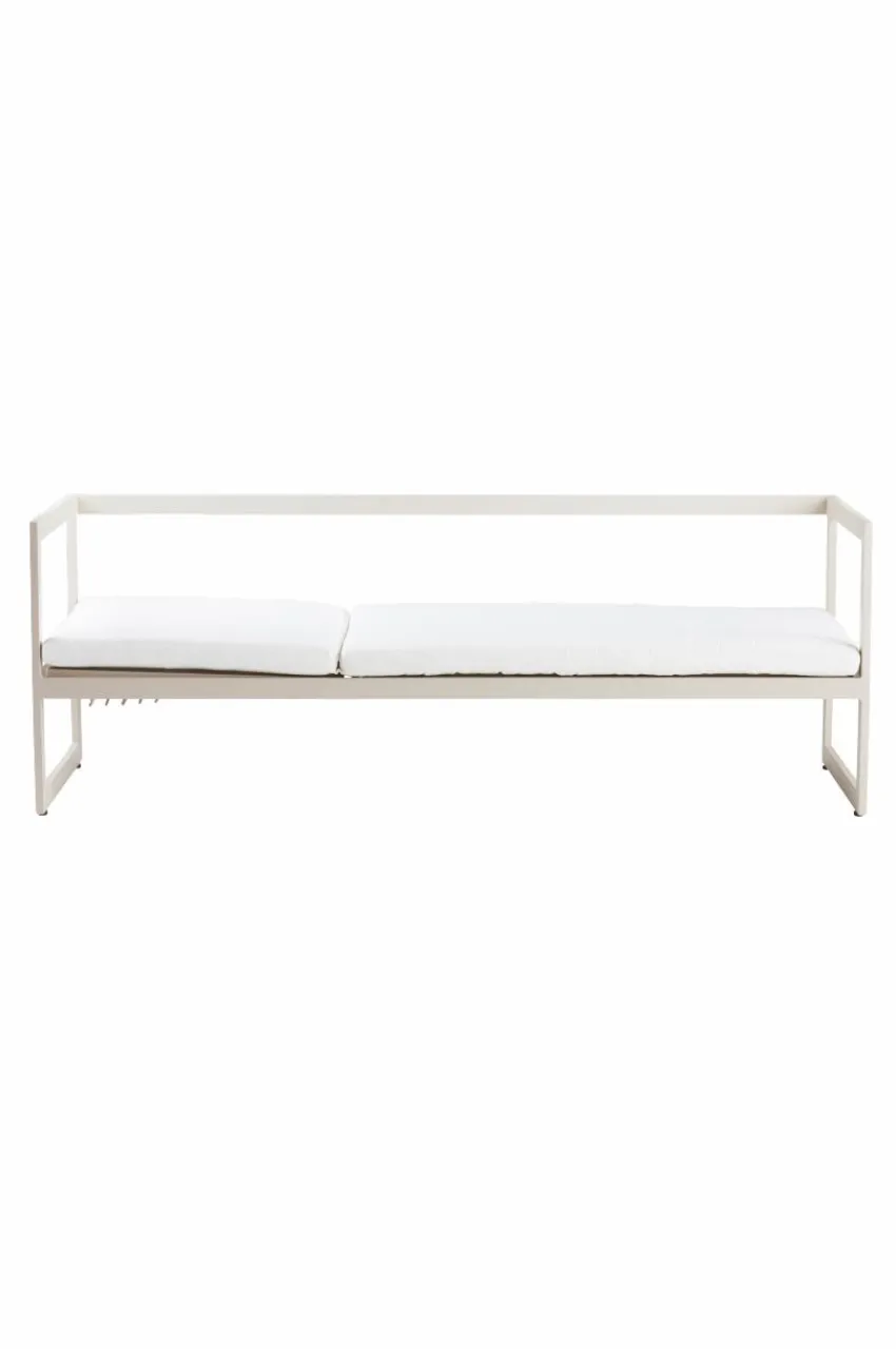 Solstolar & Solsängar|Utesoffor & Utebänkar|Jotex ALASSIO Solsäng/utesoffa - Rygg Vänster Beige/vit dyna
