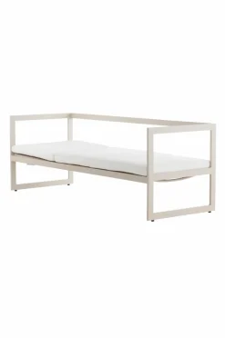 Solstolar & Solsängar|Utesoffor & Utebänkar|Jotex ALASSIO Solsäng/utesoffa - Rygg Vänster Beige/vit dyna
