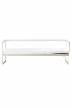 Solstolar & Solsängar|Utesoffor & Utebänkar|Jotex ALASSIO Solsäng/utesoffa - Rygg Höger Beige/vit dyna