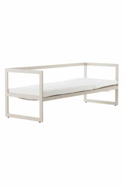 Solstolar & Solsängar|Utesoffor & Utebänkar|Jotex ALASSIO Solsäng/utesoffa - Rygg Höger Beige/vit dyna