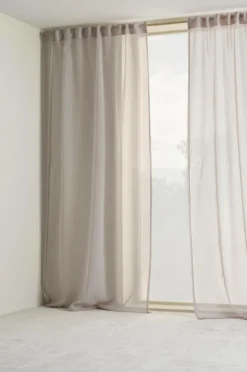 Multifunktionsgardiner|Jotex ALBA Voilegardin 2-pack Beige