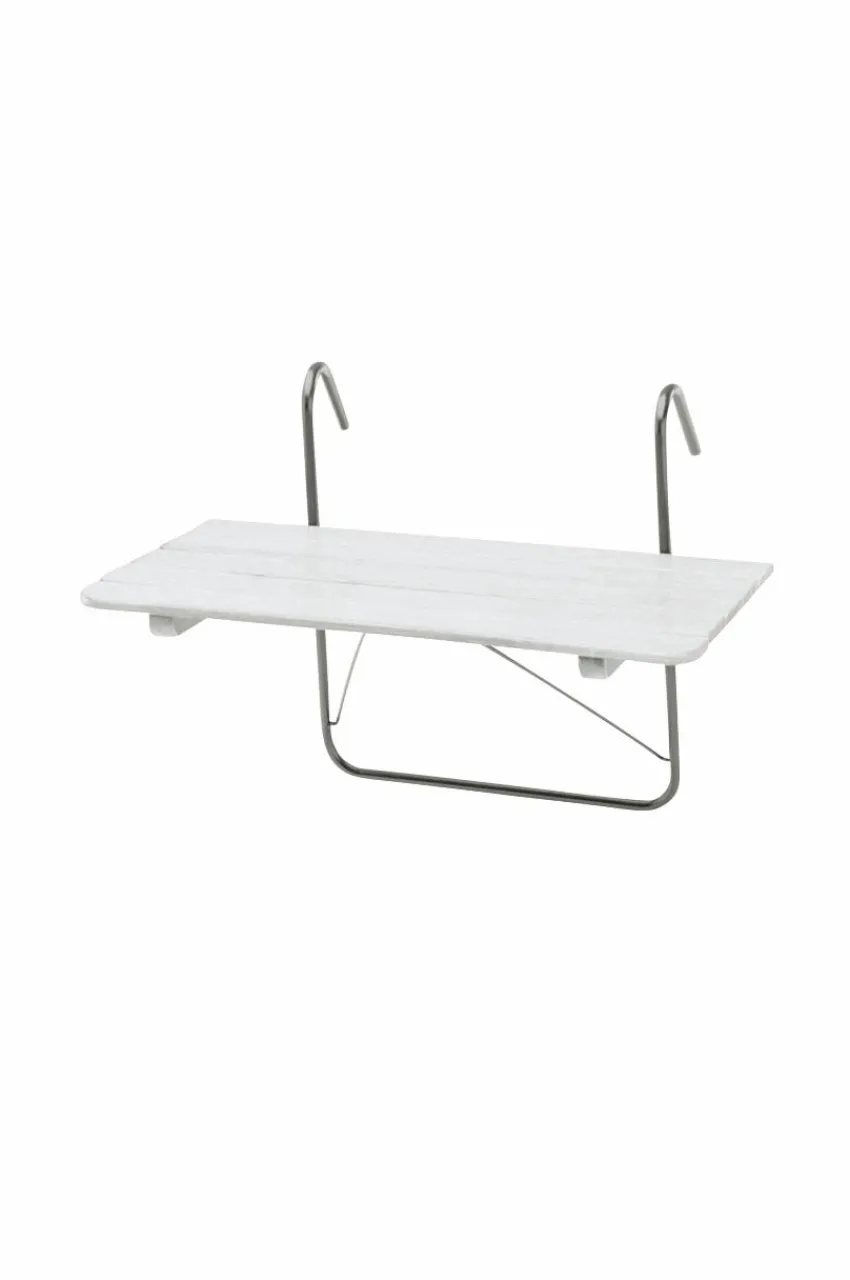 Utebord|Utemöbler|Jotex ALBO Balkongbord 50x80 Cm Vit