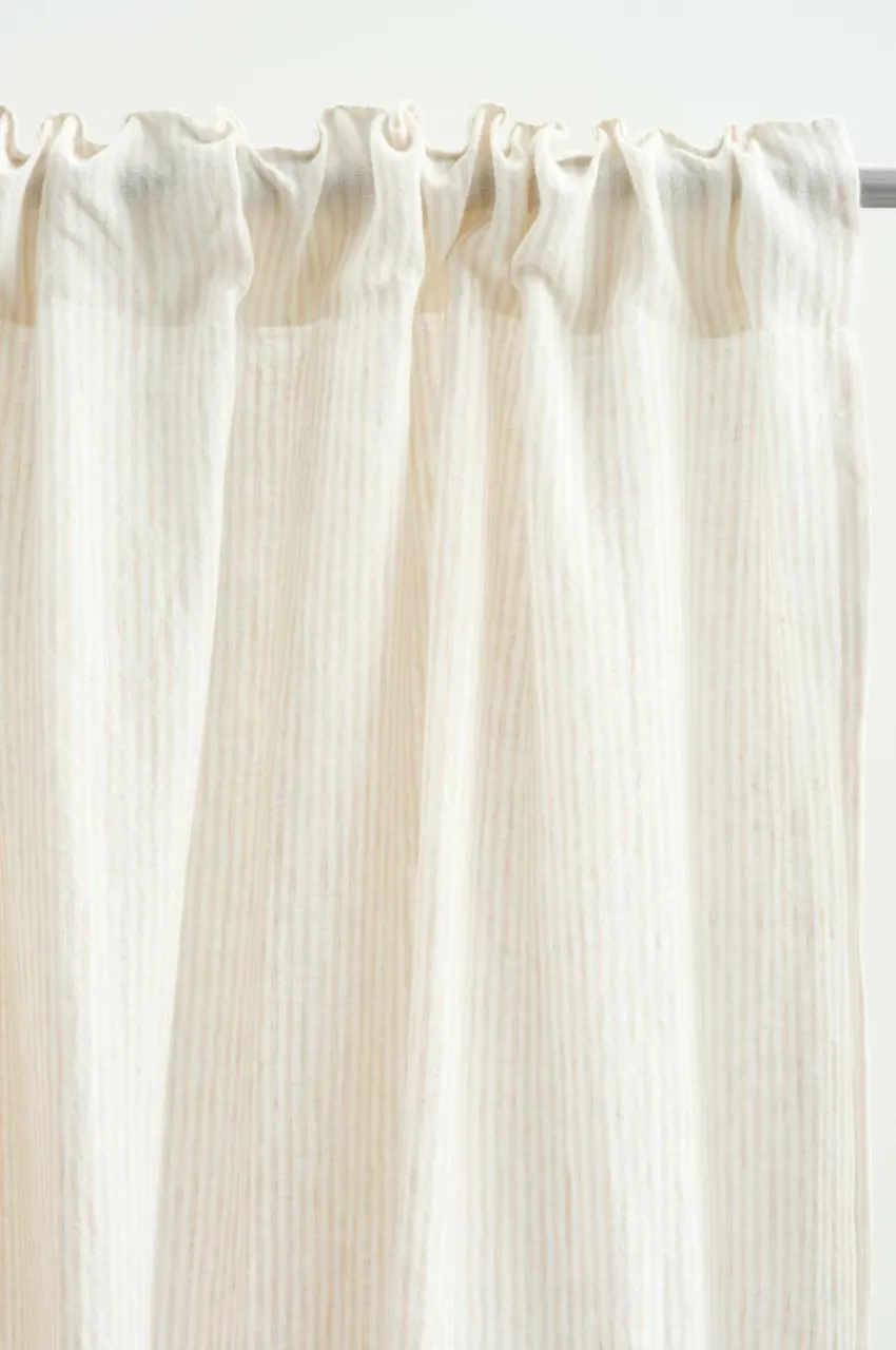 Linnegardiner|Multifunktionsgardiner|Jotex ALINA Linnegardin 2-pack Beige/naturvit