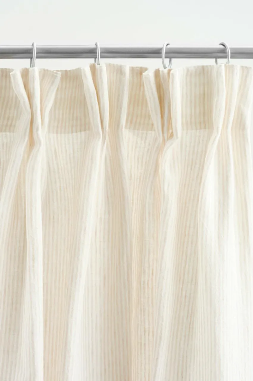 Linnegardiner|Multifunktionsgardiner|Jotex ALINA Linnegardin 2-pack Beige/naturvit