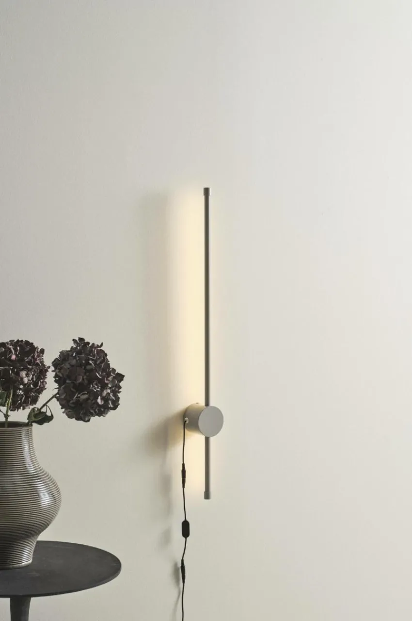 Vägglampor|Jotex ALISO Vägglampa 80 Cm Grå