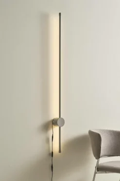 Vägglampor|Jotex ALISO Vägglampa LED 120 Cm Grå