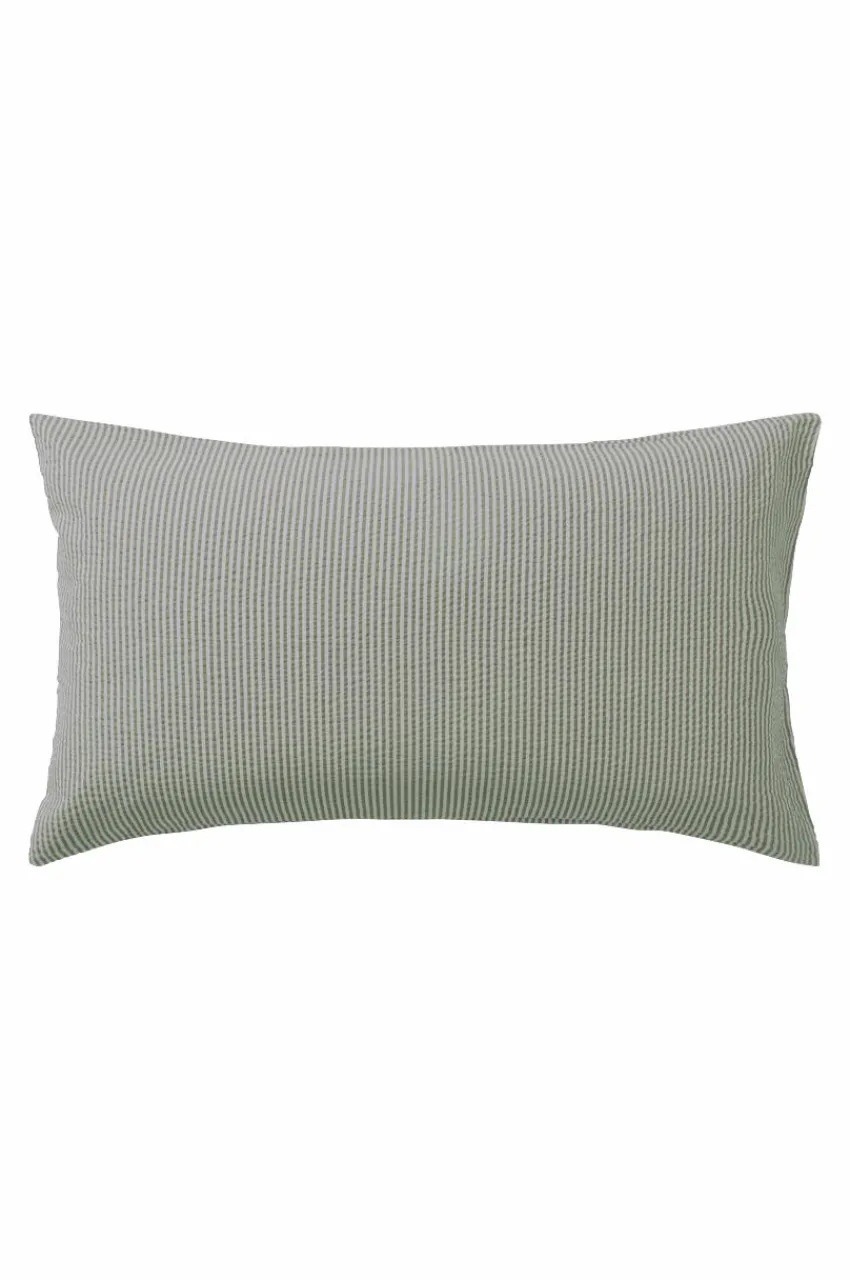 Örngott|Jotex ALMA örngott 50x90 Cm Grön/benvit