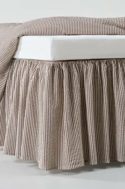 Sängkappor|Jotex ALMA Sängkappa Brun/benvit