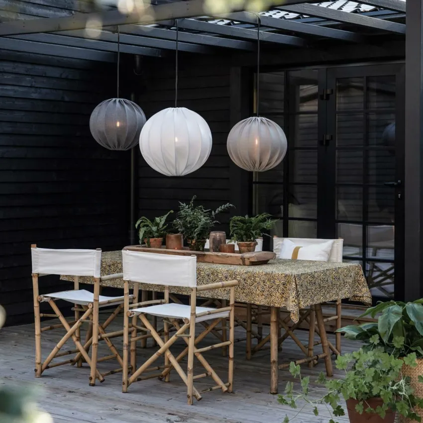 Utebelysning|Utebelysning|Jotex ALVA Takskärm Outdoor, 40 Cm Beige
