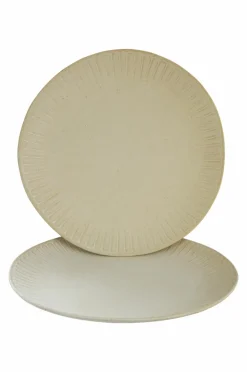 Tallrikar|Jotex ALVIA Assiett 2-pack ø 21 Cm Ljusbeige