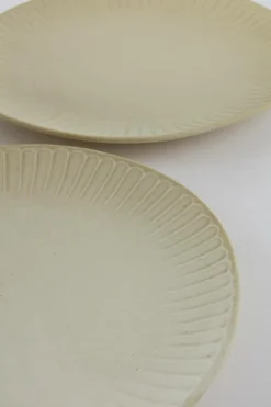 Tallrikar|Jotex ALVIA Assiett 2-pack ø 21 Cm Ljusbeige