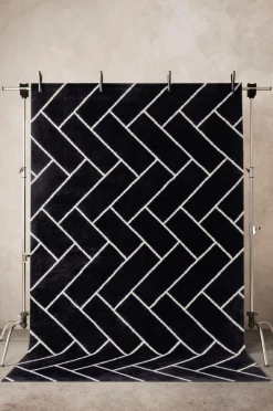 Slätvävda Mattor|Jotex AMARILLO Slätvävd Matta 200x300 Cm Svart/vit