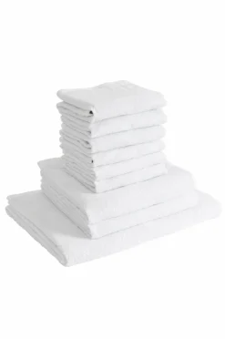 Handduksset|Handdukar|Jotex AMELIE Frottéset 9-pack Vit