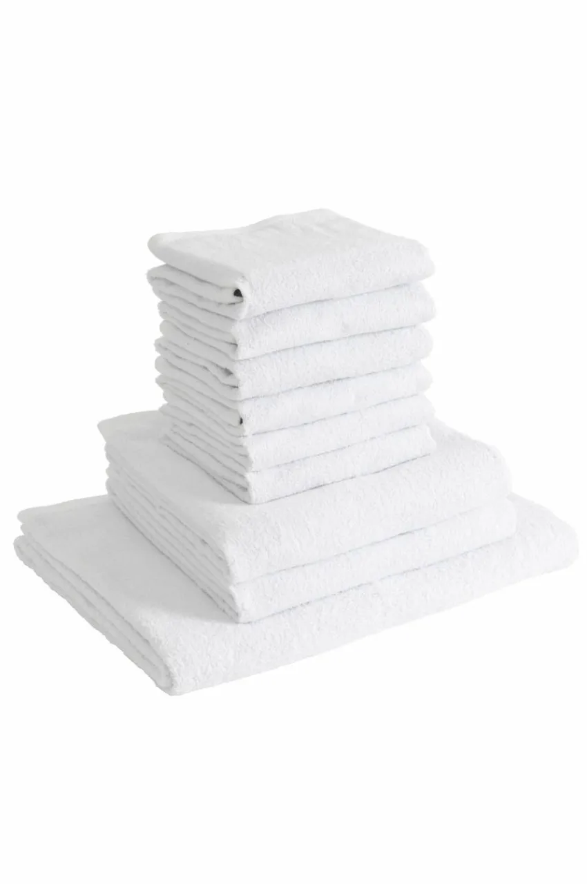 Handduksset|Handdukar|Jotex AMELIE Frottéset 9-pack Vit