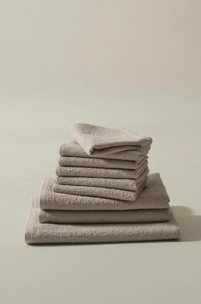 Handdukar|Handduksset|Jotex AMELIE Frottéset 9-pack Ljusbeige