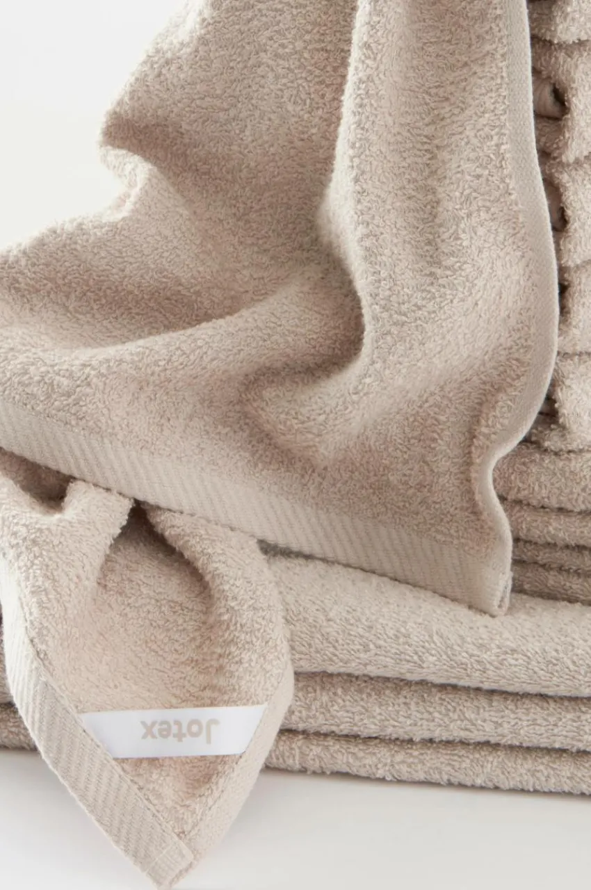 Handdukar|Handduksset|Jotex AMELIE Frottéset 9-pack Ljusbeige