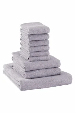 Handduksset|Handdukar|Jotex AMELIE Frottéset 9-pack Blek lavendel