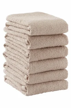 Handduksset|Handdukar|Jotex AMELIE Handduk 6-pack Ljusbeige