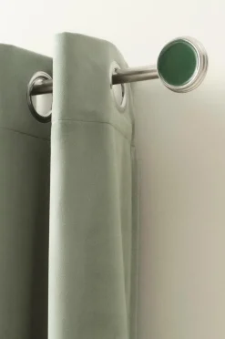 Gardinstänger|Jotex AMI Gardinstång 143-190 Cm Silver/grön