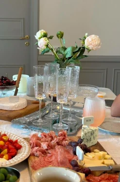 Juldukning|Glas|Jotex AMORY Champagneglas 4-pack Transparent