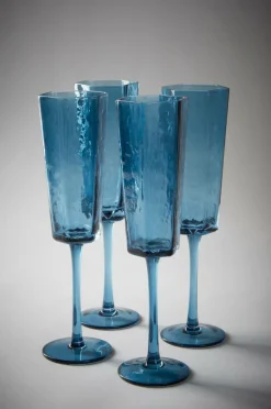 Glas|Jotex AMORY Champagneglas 4-pack Blå