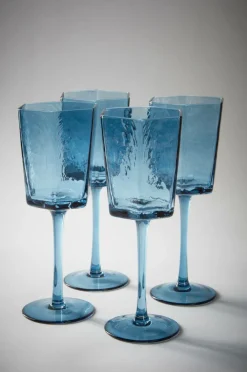 Glas|Jotex AMORY Vinglas 4-pack Blå
