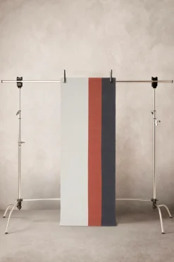 Bomulls- & Trasmattor|Jotex AMPLIER Bomullsmatta 80x200 Cm Svart/terrakottabrun/naturvit