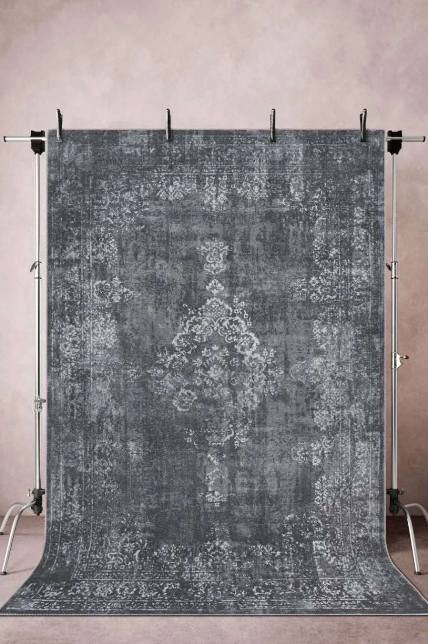 Slätvävda Mattor|Jotex ANATOL Slätvävd Matta 250x350 Cm Grå
