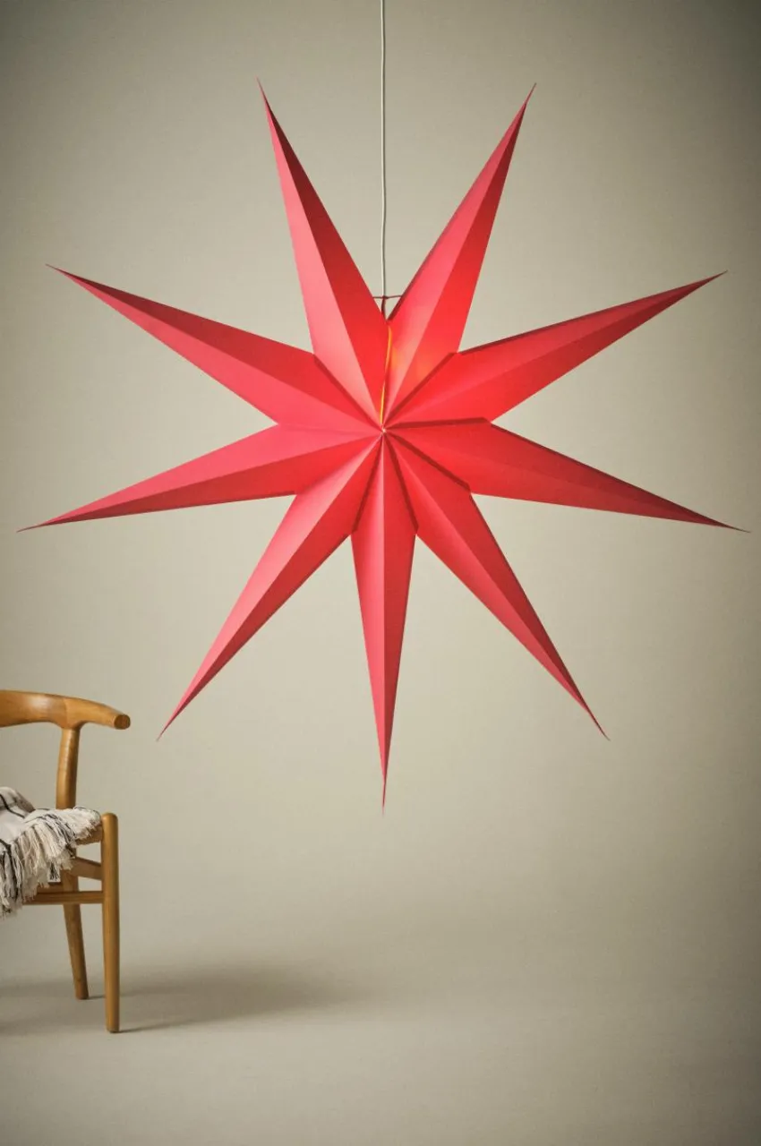 Julbelysning|Jotex ANDROMEDA Julstjärna ø 150 Cm Röd
