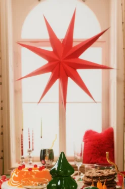 Julbelysning|Jotex ANDROMEDA Julstjärna ø 150 Cm Röd