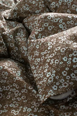 Påslakanset|Jotex ANEMONE Påslakanset Dubbelsäng Brun