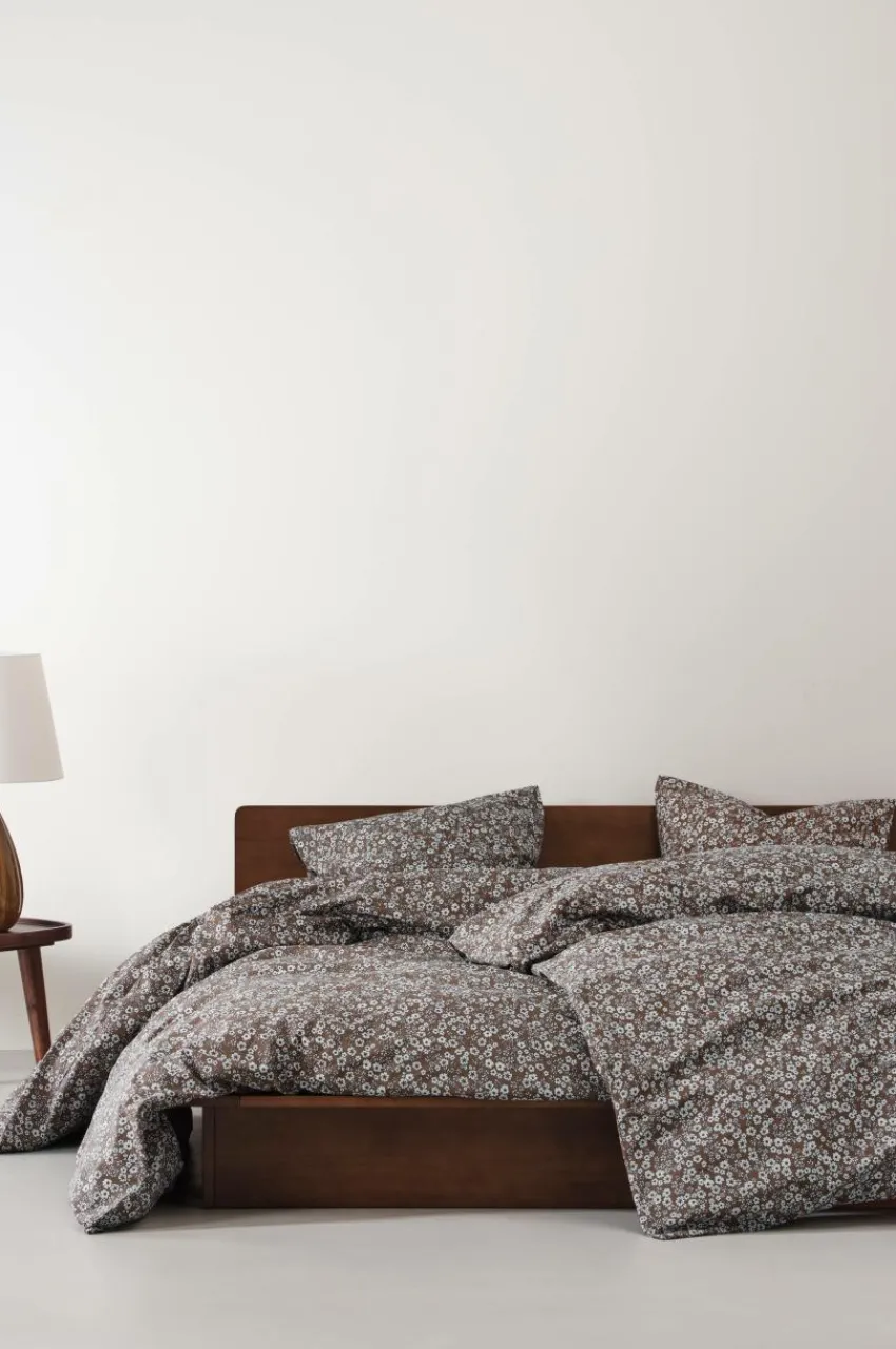 Påslakanset|Jotex ANEMONE Påslakanset Enkelsäng Brun