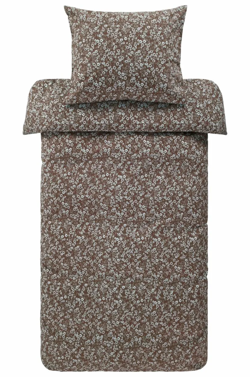 Påslakanset|Jotex ANEMONE Påslakanset Enkelsäng Brun