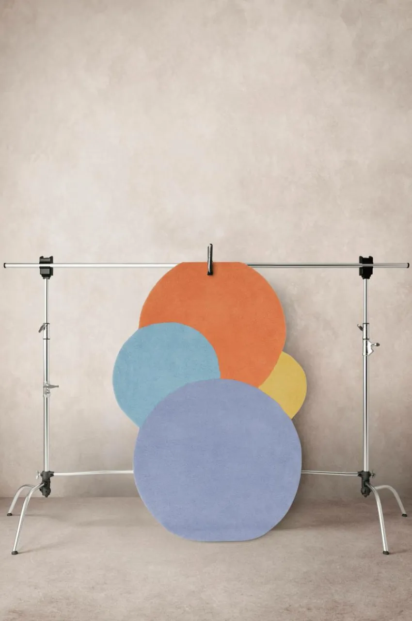 Barnmattor|Barnmattor|Jotex ANGELI Bomullsmatta 120x180 Cm Ekologisk Rostorange/lila