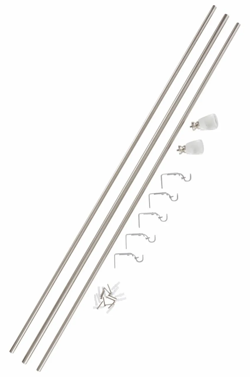 Gardinstänger|Jotex ANNIE Gardinstång 276-385 Cm Silver
